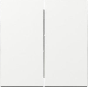 GIRA 329503 Wippe 2fach System 55 Reinweiß glänzend