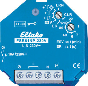 ELTAKO 30100030 Funkaktor Stromstoß-Schaltrelais FSR61NP-230V