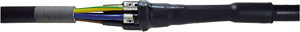 CELLPACK 145363 SMH5 6-35 V Warmschrumpf-Verbindungsmuffe 500mm mit Schraubverbinder für unarmierte Kunststoffkabel