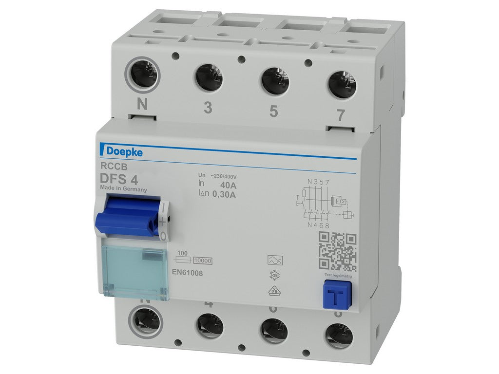 DOEPKE 09136901 Fehlerstromschutzschalter DFS 4 040-4/0,30-A